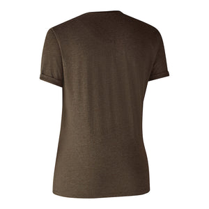 Basis 2-Pak T-Skjorte Adventure - Green Mel/Brown Leaf – Deerhunter