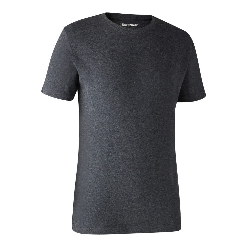Basis 2-pak T-skjorte Adventure Green Melange – Deerhunter