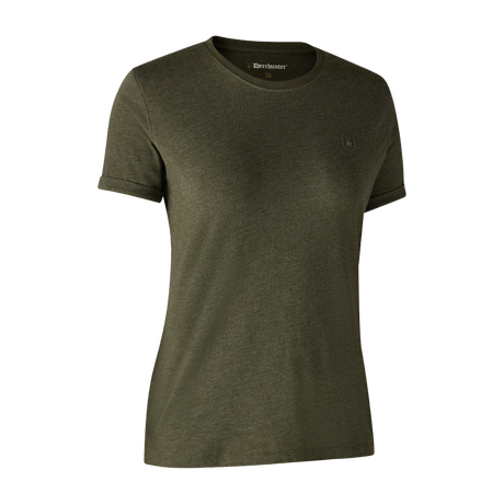 Basis 2-Pak T-Skjorte Adventure - Green Mel/Brown Leaf – Deerhunter
