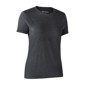 Ladies Basis 2-pak T-skjorte Adventure - Green Melange – Deerhunter