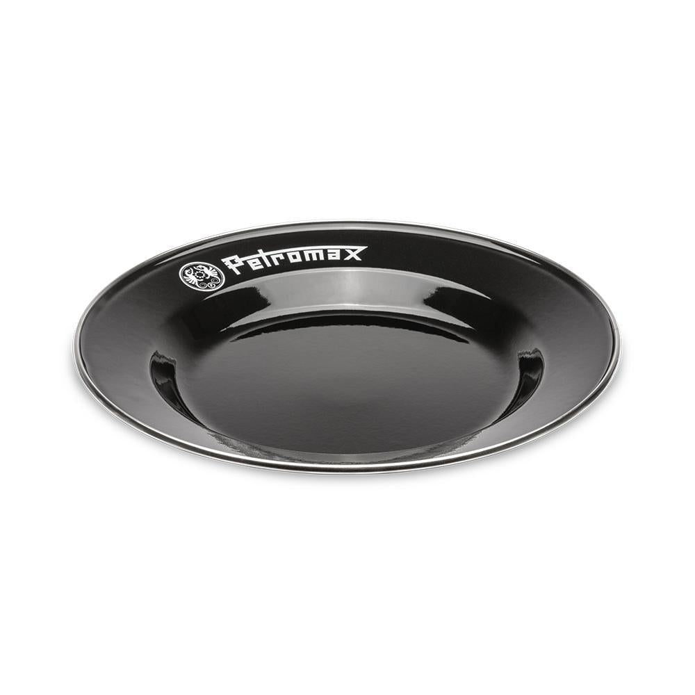 Emaljetallerkener Svart 2 stk – Petromax