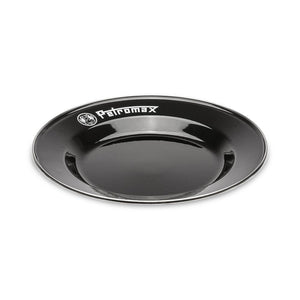 Emaljetallerkener Svart 2 stk – Petromax