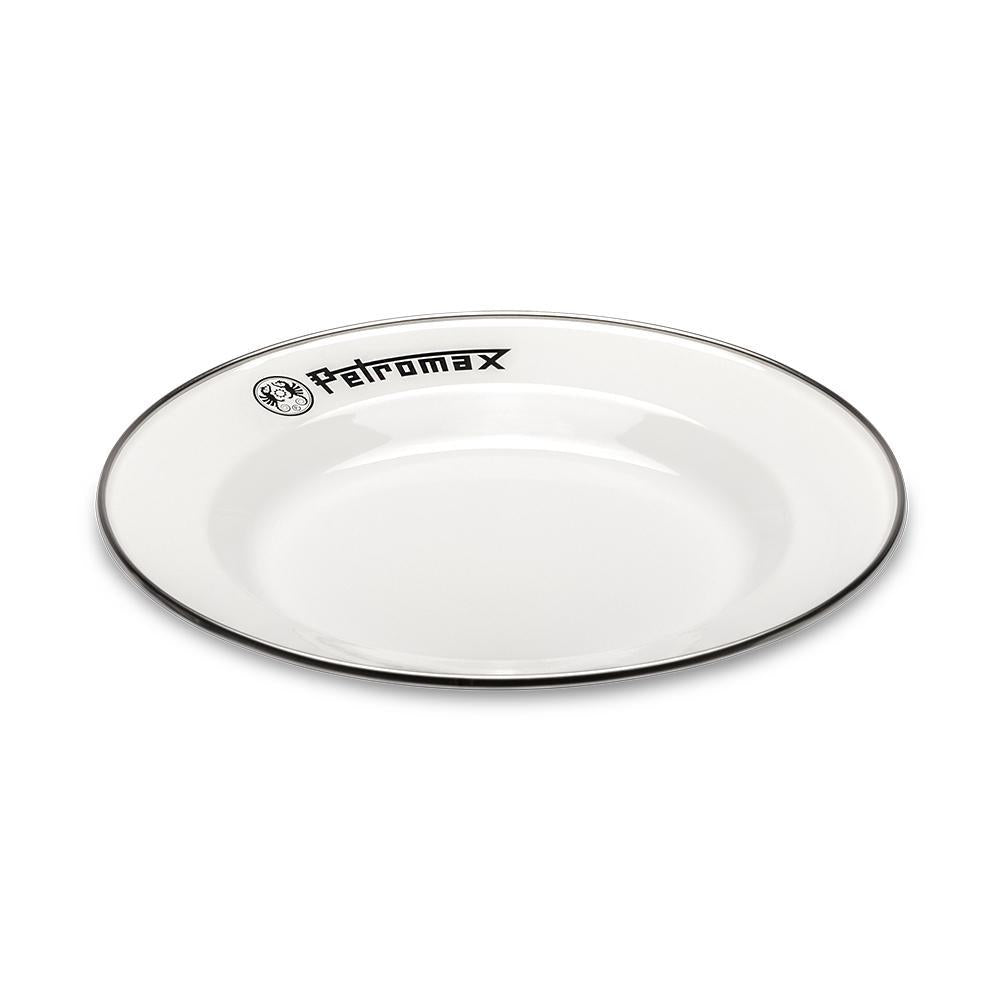 Emaljetallerkener Hvit 2 stk – Petromax