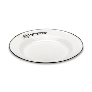 Emaljetallerkener Hvit 2 stk – Petromax