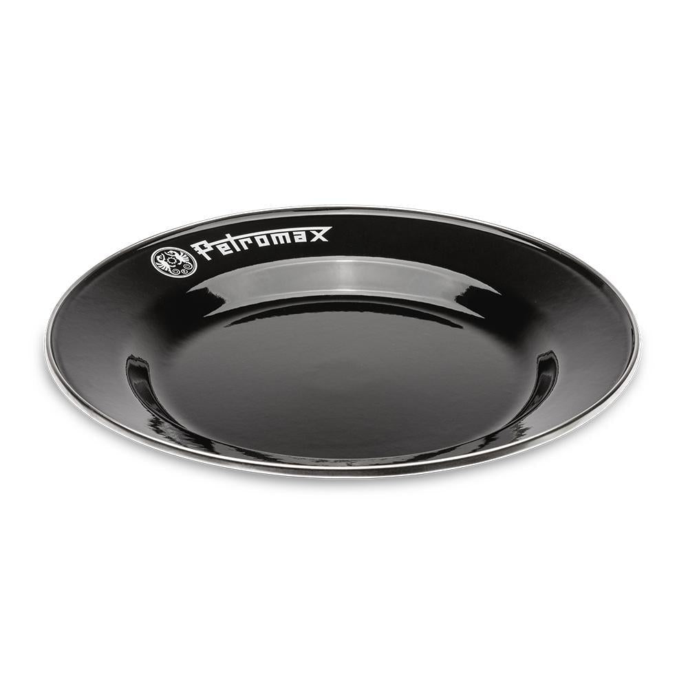 Emaljetallerkener Svart 2 stk – Petromax