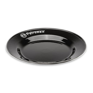 Emaljetallerkener Svart 2 stk – Petromax