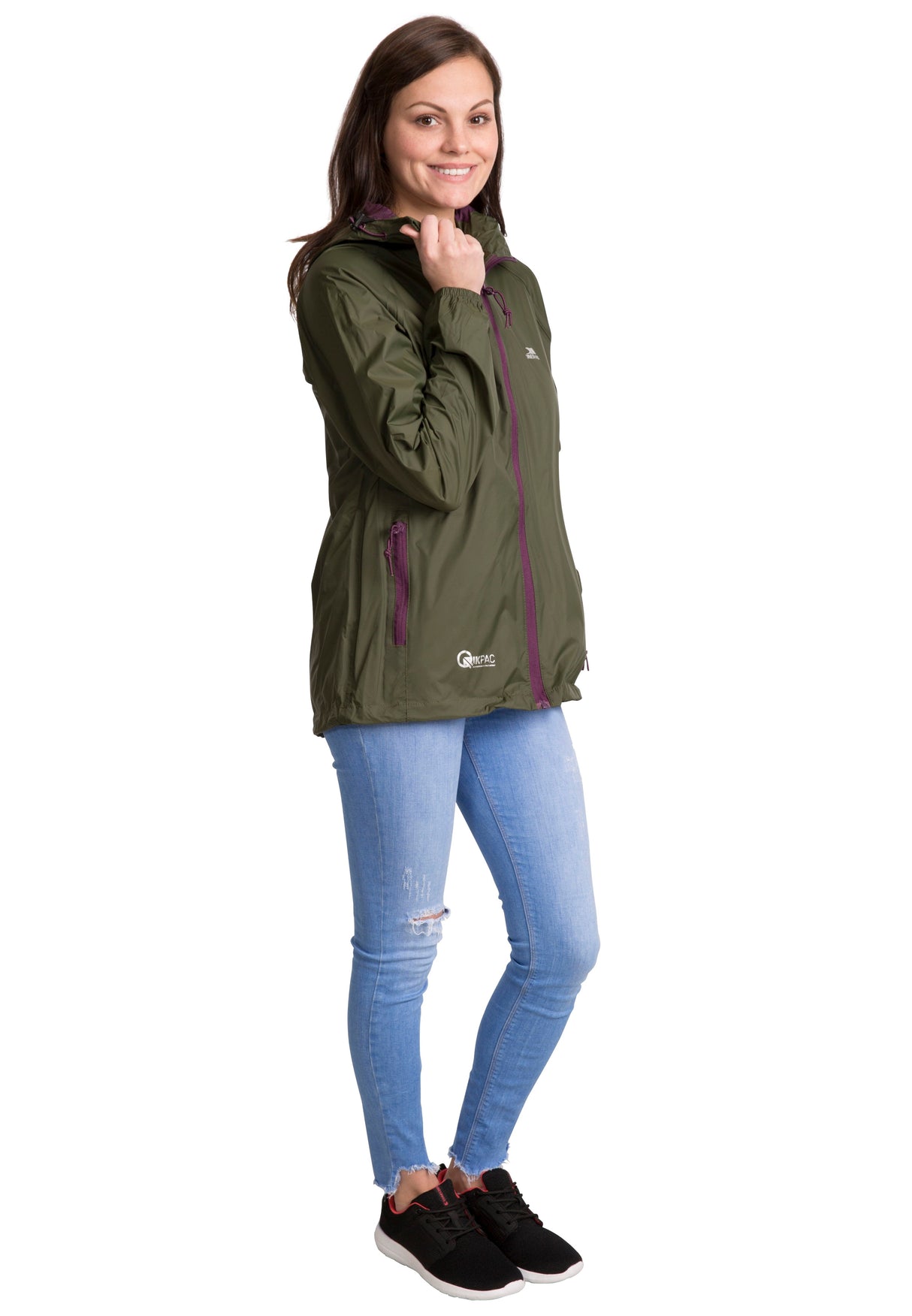 Qikpac Female Jkt - Moss - Trespass