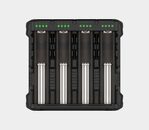 Handy C4 Pro lader / 4 kanaler / LED-indikasjon / Inngang 5V USB 3.1 Type-C / Utgang 4x1A / Powerbank 2x2.5A / for IMR/Li-Ion, Ni-MH, Ni-Cd – Armytek