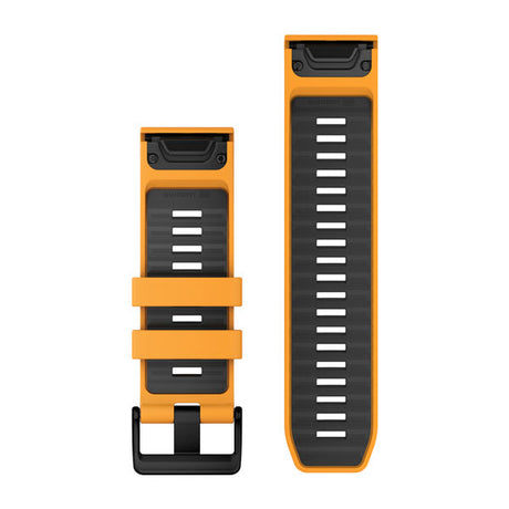 QuickFit® 26 remme, Spark Orange/Graphite silikone
