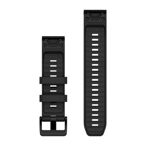 QuickFit® 22 remme, Sort silikone
