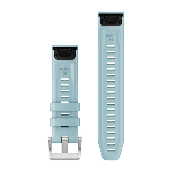 QuickFit® 22 Klokkereimer, Azure Silikon (Dykkersett Med 3 Deler) – Garmin