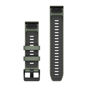 QuickFit® 22-remmer, Willow/Graphite Silikon – Garmin