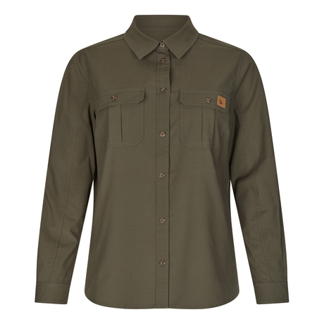 Selous Ines L/S Cargo Skjorte - Grape leaf