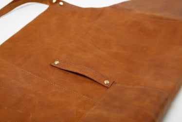 Lærforkle – Cognac – Corium