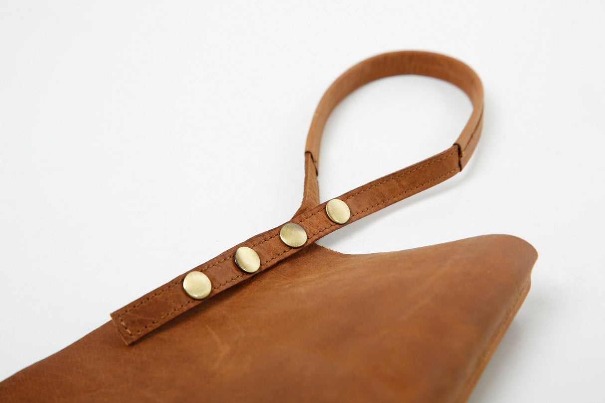 Lærforkle – Cognac – Corium