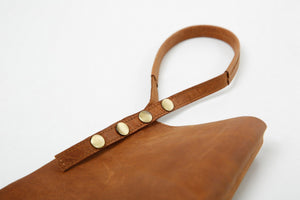Lærforkle – Cognac – Corium