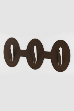 Torp Solution Opsatsplate Til 3 Bukker Vannrett - Oval / Corten – Torpsolution