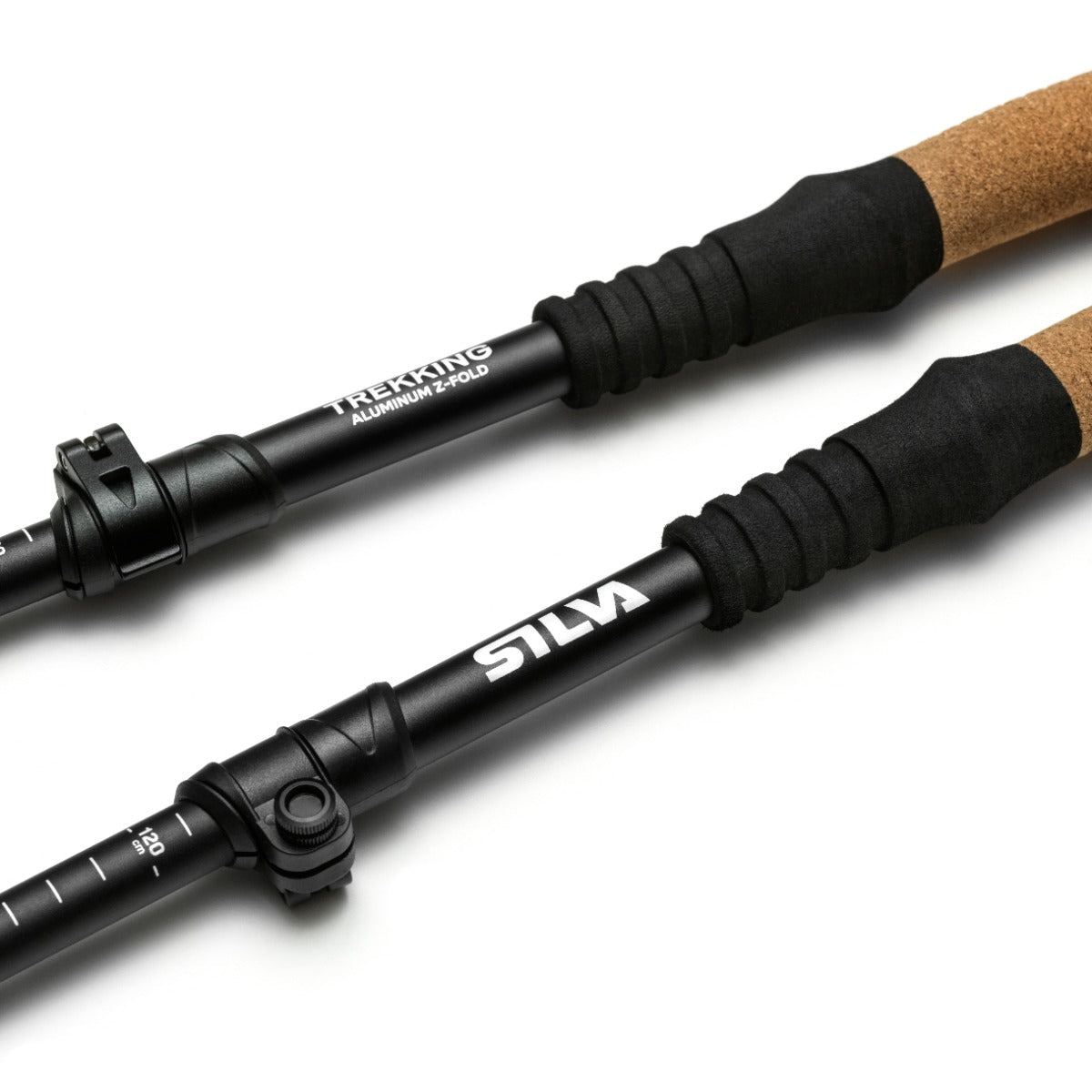Trekking Poles Aluminum Z-Fold vandrestave Grå – Silva