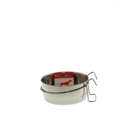 Stål Fôrskål m/Holder – Prof dog