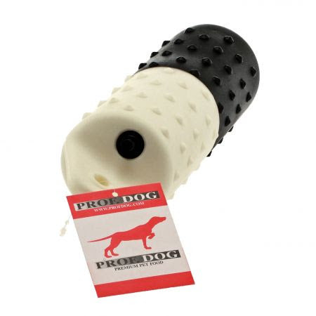 Dummy i plast, Svart/Hvit - PROF DOG Stor – Prof dog