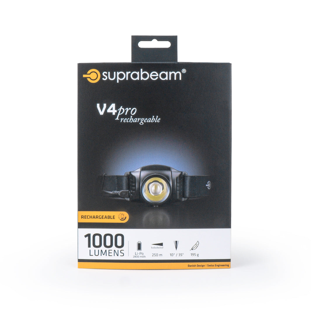 V4pro Oppladbar – Suprabeam